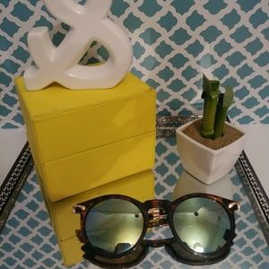 Asos Design Round Mirrored Sunglasses